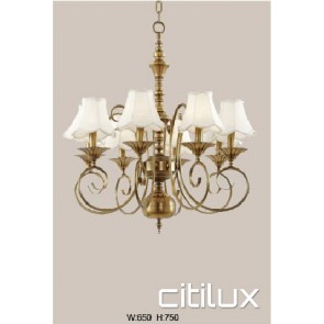 Paddington Classic European Style Brass Pendant Light Elegant Range Citilux