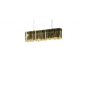 PF039161-30 Pendant Light Facet Lozenge 107 brass by Innermost