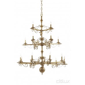 Revesby Heights Classic European Style Brass Pendant Light Elegant Range Citilux