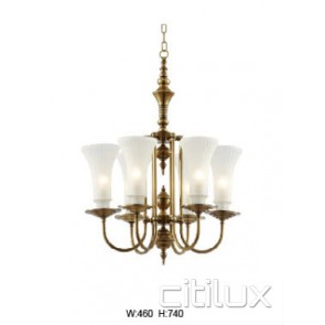 Rockdale Classic European Style Brass Pendant Light Elegant Range Citilux