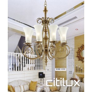 Rooty Hill Classic European Style Brass Pendant Light Elegant Range Citilux