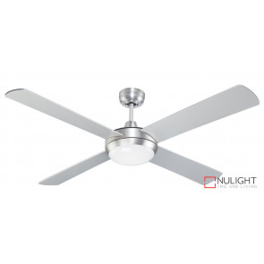 ROYALE - 52 inch 1300mm Cast Alloy Motor Housing - 4 x Timber Blade - LED Light fitting - Silver VTA