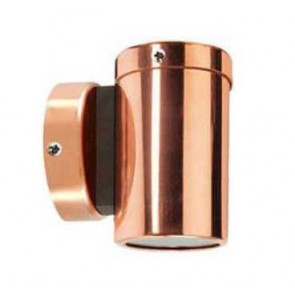 Bronte 1 Solid Copper MR16 Fixed Wall Light Seaside Lighting