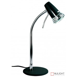 Scoot Halogen Desk Lamp Matt Black-Chrome ORI