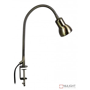 Scope Clamp Lamp Antique Brass ORI