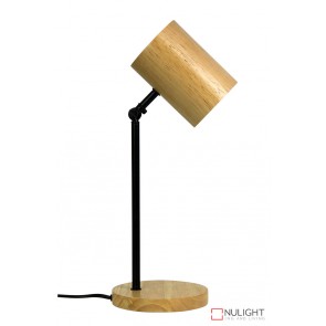 Chad Desk Lamp Black And Wood ORI