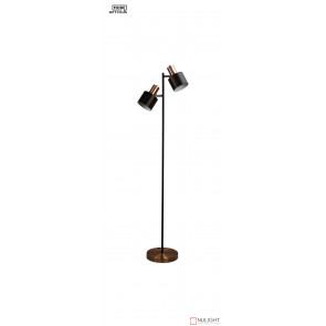 Black Ari Twin Floor Lamp Oriel Lamps Head Colour Copper ORI