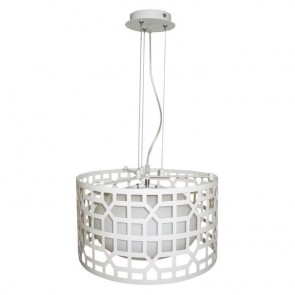 Small Cube Pendant in White Smarlux Lighting