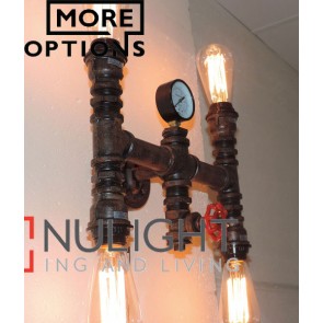 STEAM series interior decorative aged iron pipe wall lights CLA