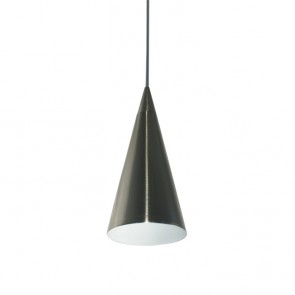 Metal Shade Pendant Light in Brushed Chrome Tech Lights