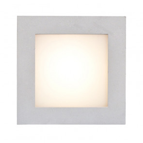 Plain 1 Light LED Wall Light in Grey Tech Lights