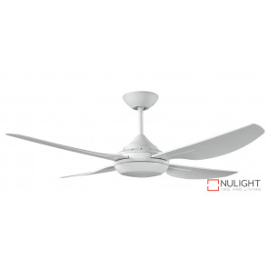 HARMONY II - 48"/1220mm ABS 4 Blade Ceiling Fan - White - quick connect wiring no light VTA