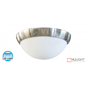 15w LED Oyster Light, 1400-1500Lm, 4200K Natural White  - Silver - To suite Harmony Ceiling Fans only VTA