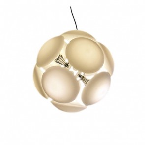 Champignon Pendant in Opaque Glass Z Two Lights
