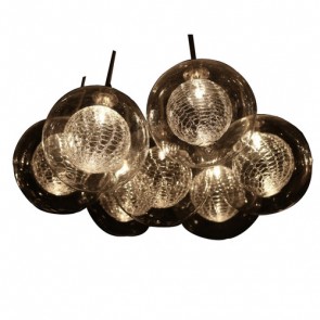 Honeycomb Balls Cluster Pendant in Multi-Color Z Two Lights