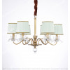 Chinese Style Copper Glazed Glass Small Chandelier Citilux