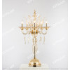 European Gold Leaf Glass Crystal Table Lamp Citilux