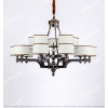 New Chinese Copper Black Classical Double Chandelier Citilux