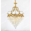 French Luxury Crystal Copper Chandelier Citilux