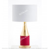 Red Leather Modern Beautiful Table Lamp Citilux