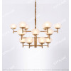 Small American Simple Modern Glass Three-Story Large Chandelier Citilux