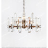 Modern Light Luxury Crystal Stainless Steel Double Chandelier Citilux
