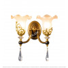 Copper Noble European Glass Lace Double Wall Lamp Citilux