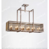 Simple New Chinese Stainless Steel Rectangular Ceiling Lamp Citilux