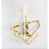Minimal Geometric Lines Stainless Steel Wall Light Citilux