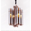 Modern Chinese Green Bronze Glass Small Chandelier Citilux