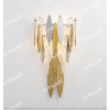 Modern Handmade Glass Gold And Silver Two-Color Wall Lamp Citilux