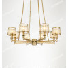 Full Copper American Mesh Single Tier Chandelier Large Citilux