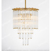 Simple American All-Copper Glass Rod Chandelier Medium Citilux