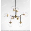 Simple Copper Molecular Structure Modern Chandelier Small Citilux