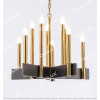 Modern Minimalist Row Candle Small Chandelier Citilux