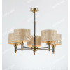 Neoclassical Pearl Black Bronze Two-Color Small Chandelier Citilux