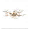 Copper Maple Leaf Ceiling Light Citilux