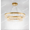Large Tier Of Circular Natural Crystal Chandelier Citilux