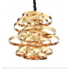 Post-Modern Irregular Coil Stainless Steel Chandelier Long Section Citilux
