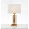 Spanish Marble Table Lamp In White And Gold Citilux