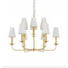 American Copper Fabric 12 Lights Chandelier Citilux
