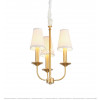 American Copper Fabric 3 Lights Chandelier Citilux