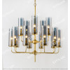 Smoke Gray Glass Cover Chandelier Citilux