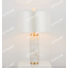 Jazz White Marble Cylindrical Table Lamp Citilux