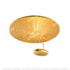 Post-Modern Water Wave Spinning Golden Ceiling Lamp Citilux